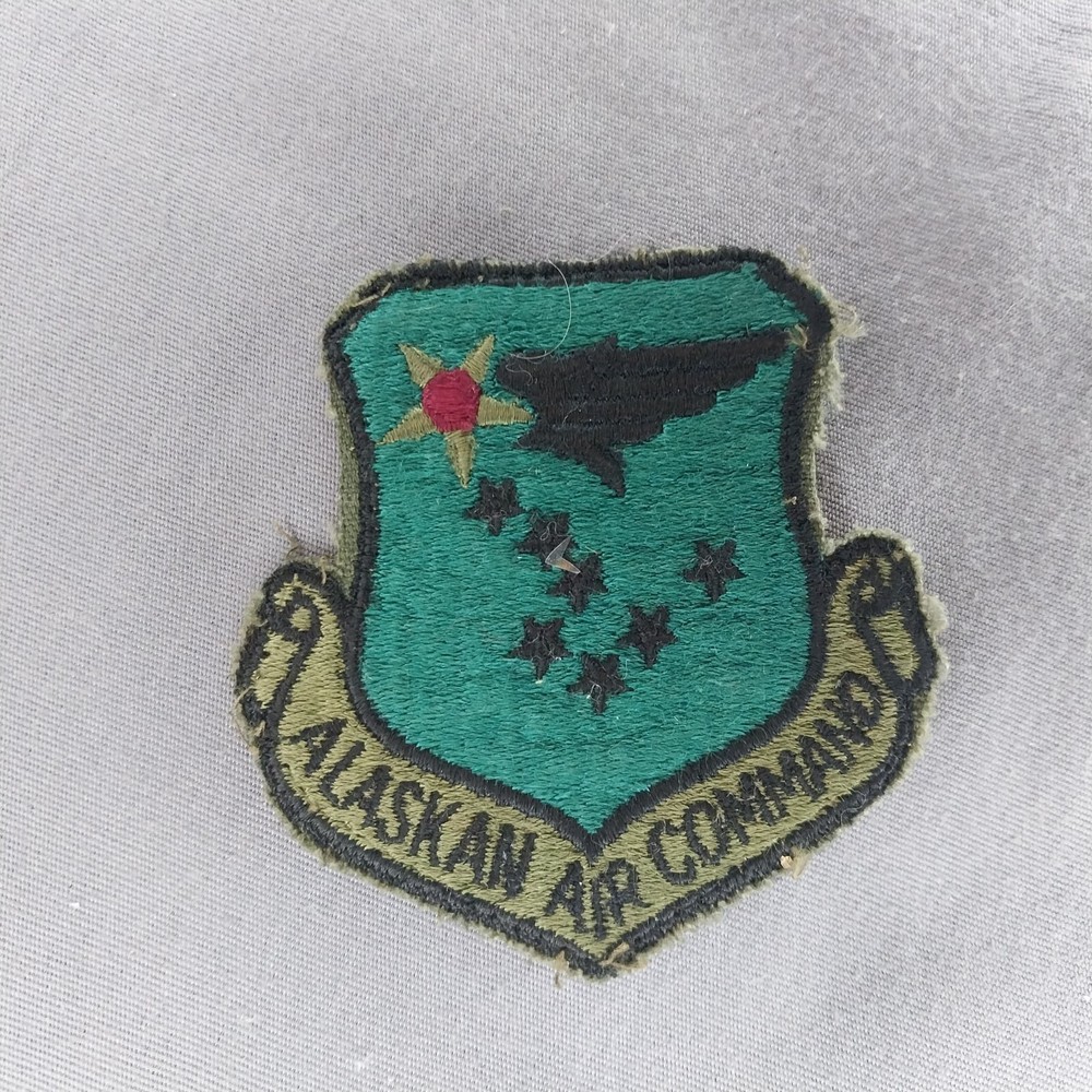 Alaskan Air Command Subdued USAF Air Force US Military Patch