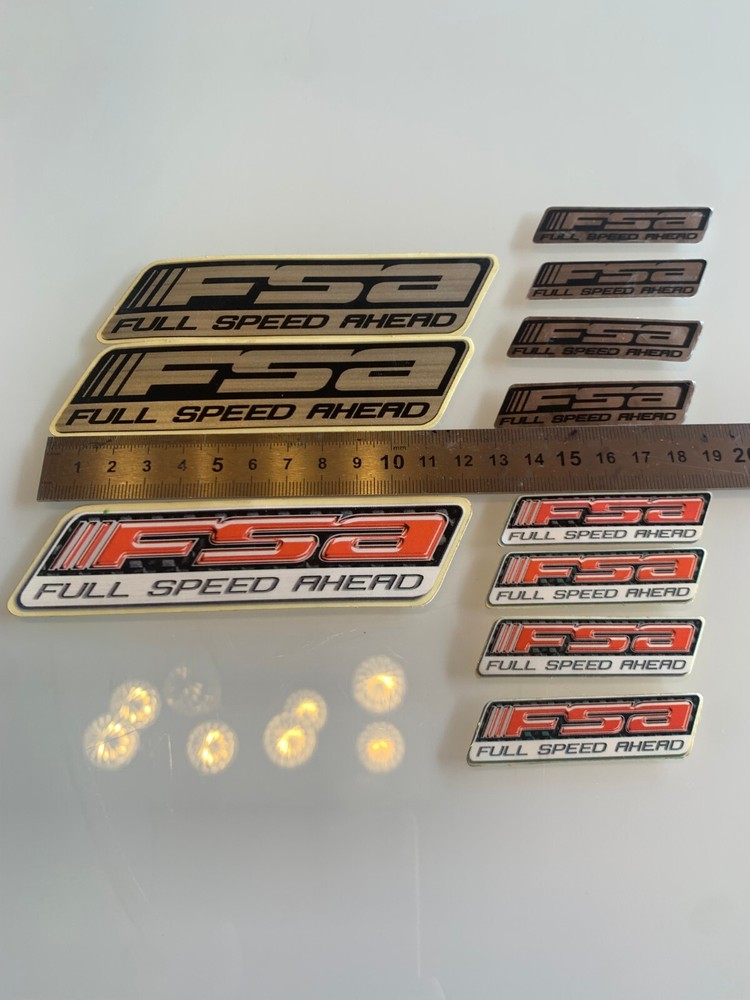 FSA Full Speed Ahead Sticker decals