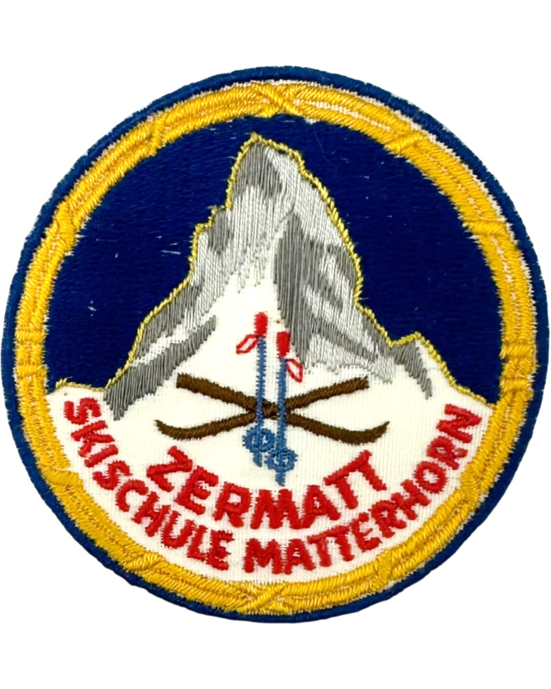 Vintage Zermatt Ski Skischule Matterhorn Blazer Patch
