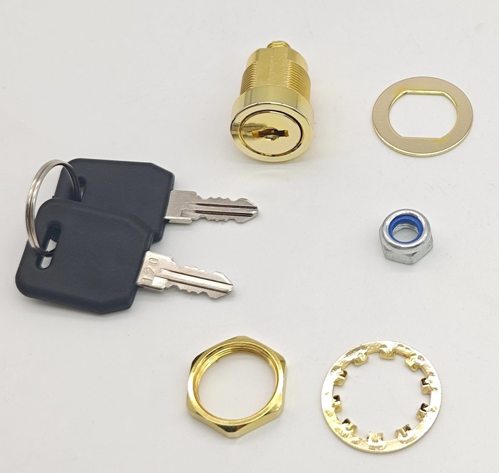 Armstrong Replacement Lock for Stack-On Safes, Brass Finish