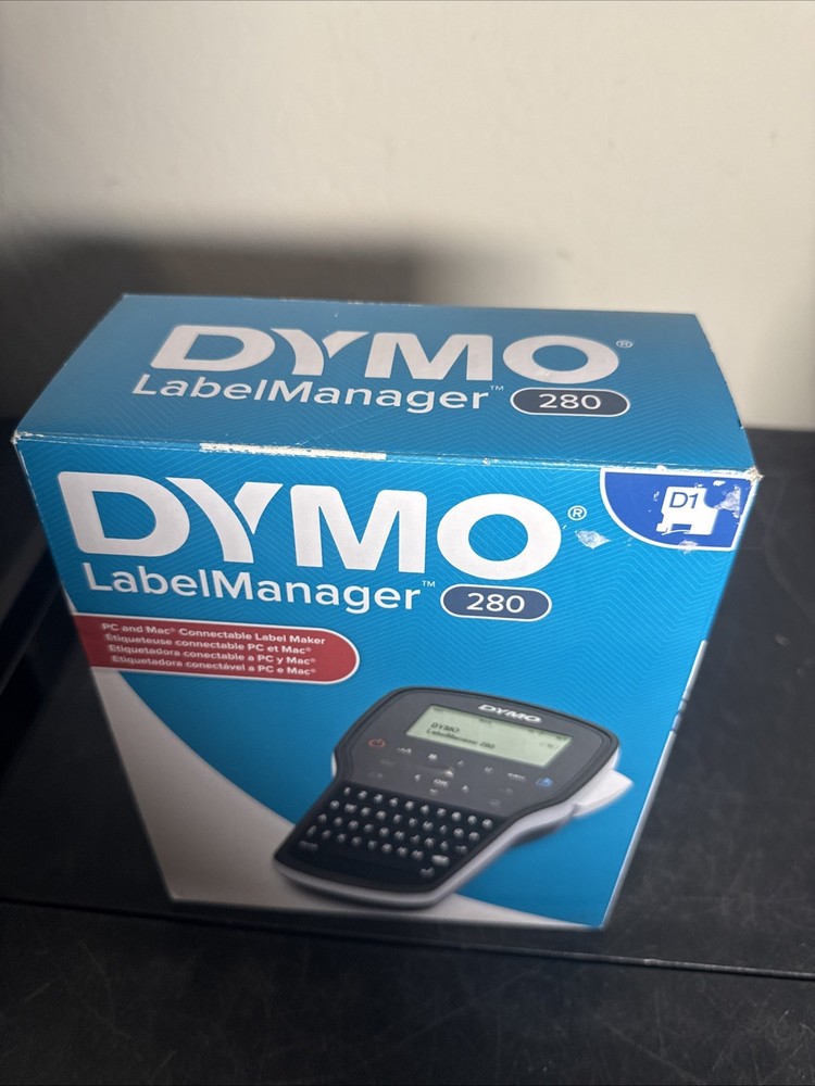 Dymo LabelManager 280 Hand-Held Label Maker Missing Charger Adapter