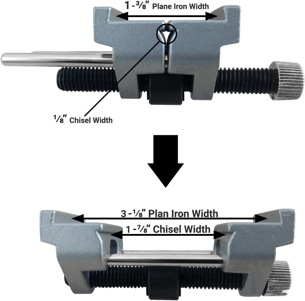 Professional Chisel Sharpening Tool - Adjustable Angles, Detailed Instructions