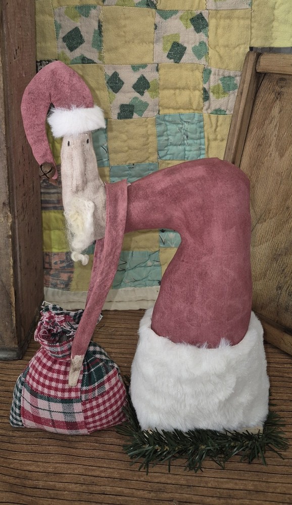 Primitive Santa Handmade
