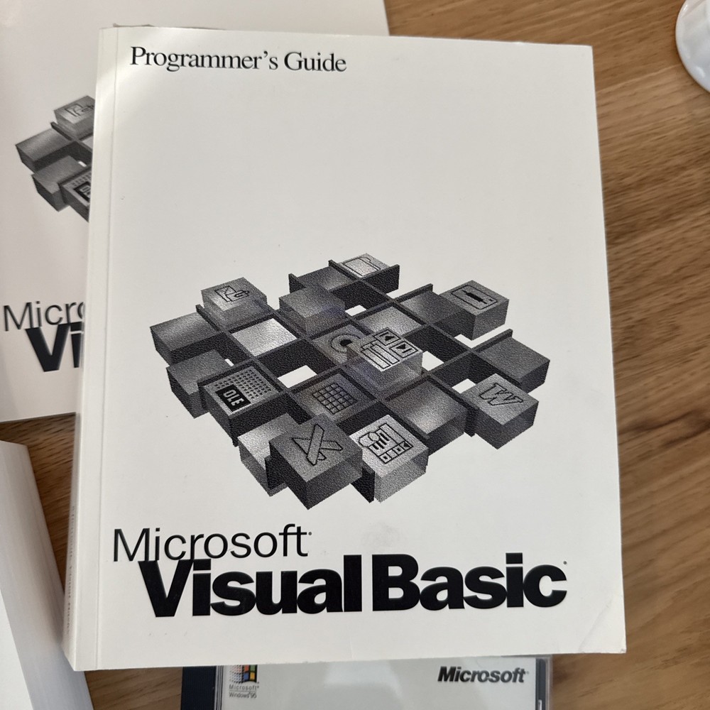 Microsoft Visual Basic Professional Edition Version 4.0 Windows 95 NT Books Only