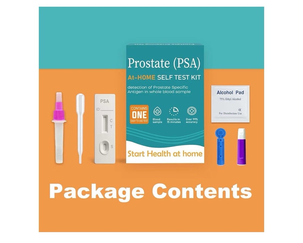 PSA Prostate Rapid Test Kit for Men Self-Testing at Home with Reliable