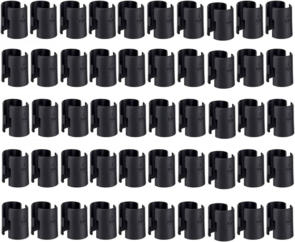 100 Pack Wire Shelving Shelf Lock Clips for Post - Shelving Sleeves Replacements