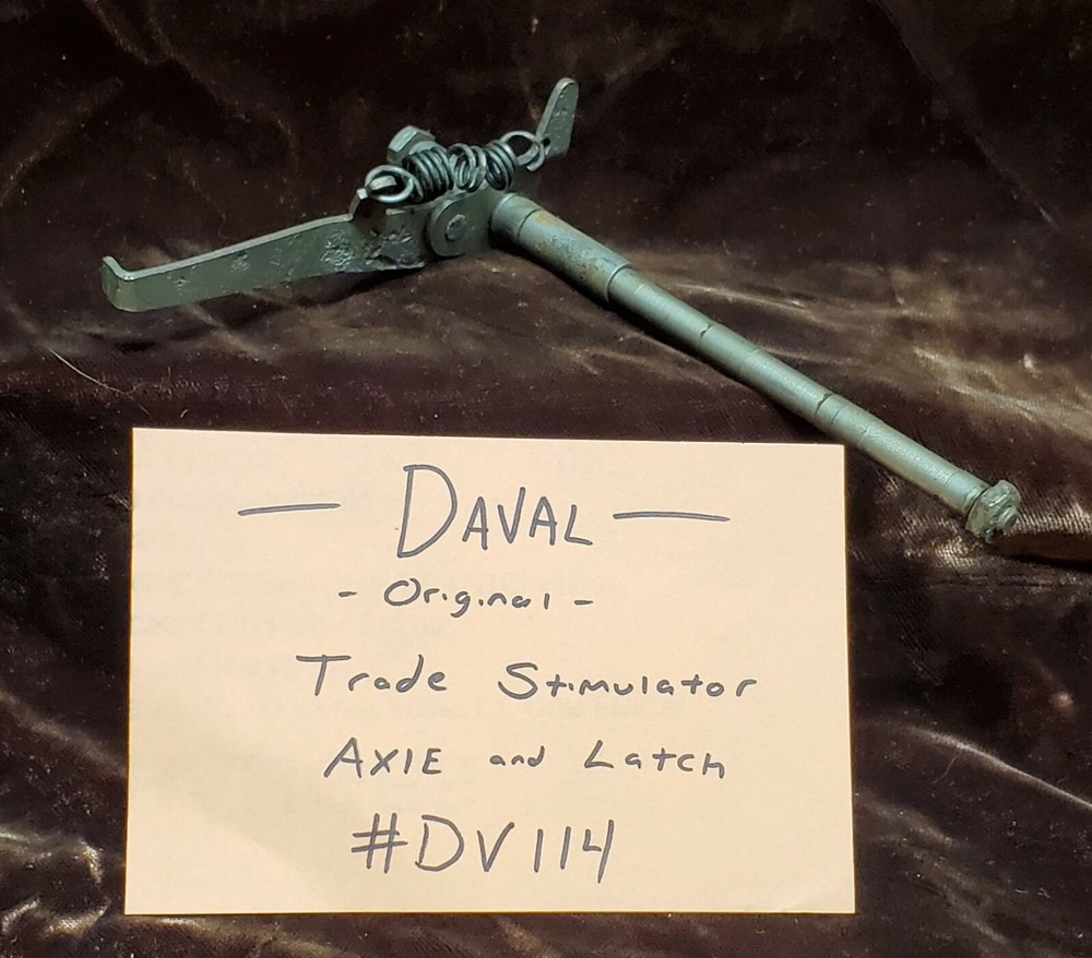 ORIGINAL DAVAL TRADE STIMULATOR AXLE & LATCH ORIGINAL #DV114
