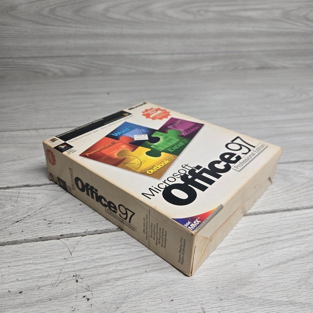 Microsoft Office 97 Professional Edition With Box