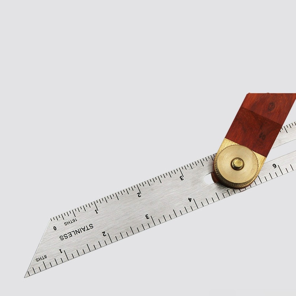 Woodworking T Bevel Horizontal Sliding Adjustable Angle Ruler Measurement Tool c