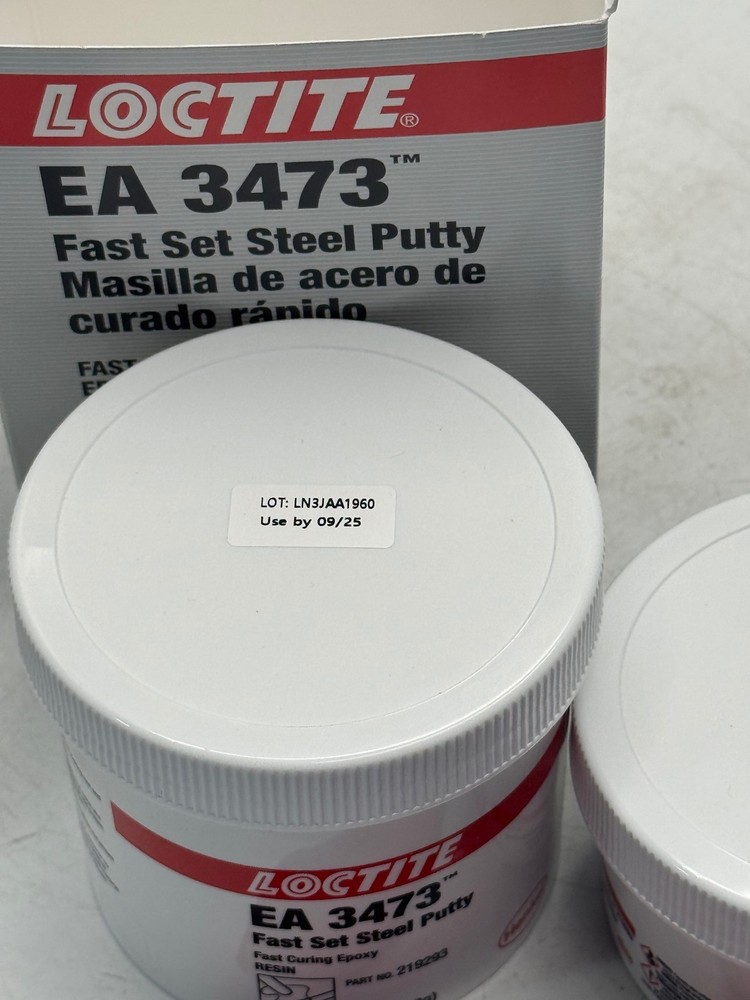 Loctite EA 3473 Fast Set Steel Putty Epoxy Kit 1lb USE BY 9/25