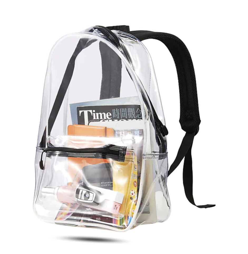 Staples Backpack, Solid, Clear (54935)