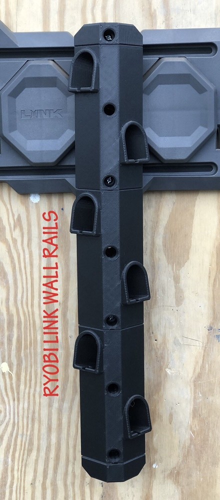 Ryobi Link Wall Rails 18v One+ Modular Battery Holder Tower garage tool storage