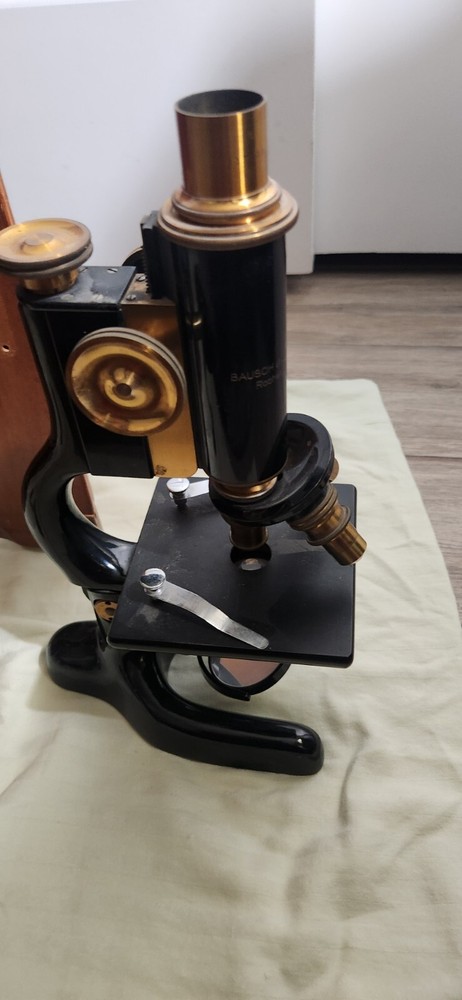 Rochester Bausch N Lomb Antique microscope