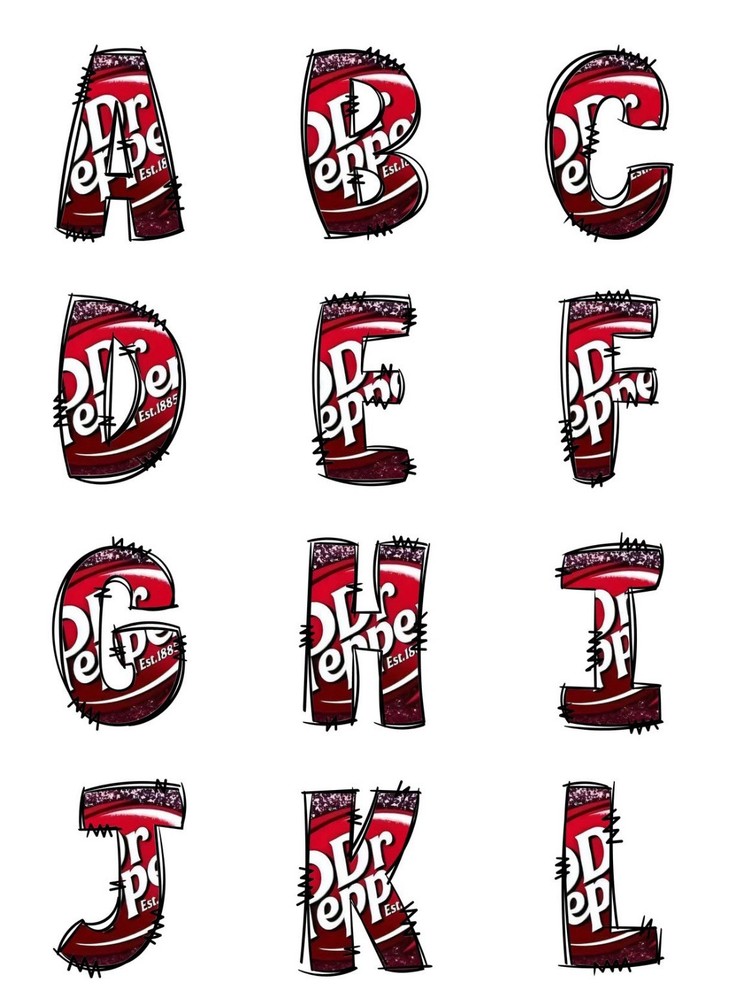 Handmade Dr pepper Sticker