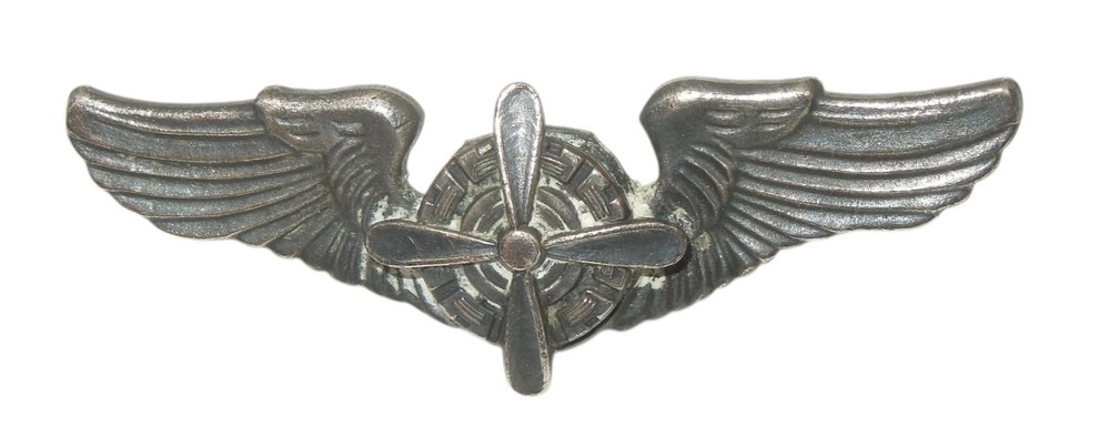 Original Korean War US Air Force 2"  Flight Engineer Wing Pin CA2