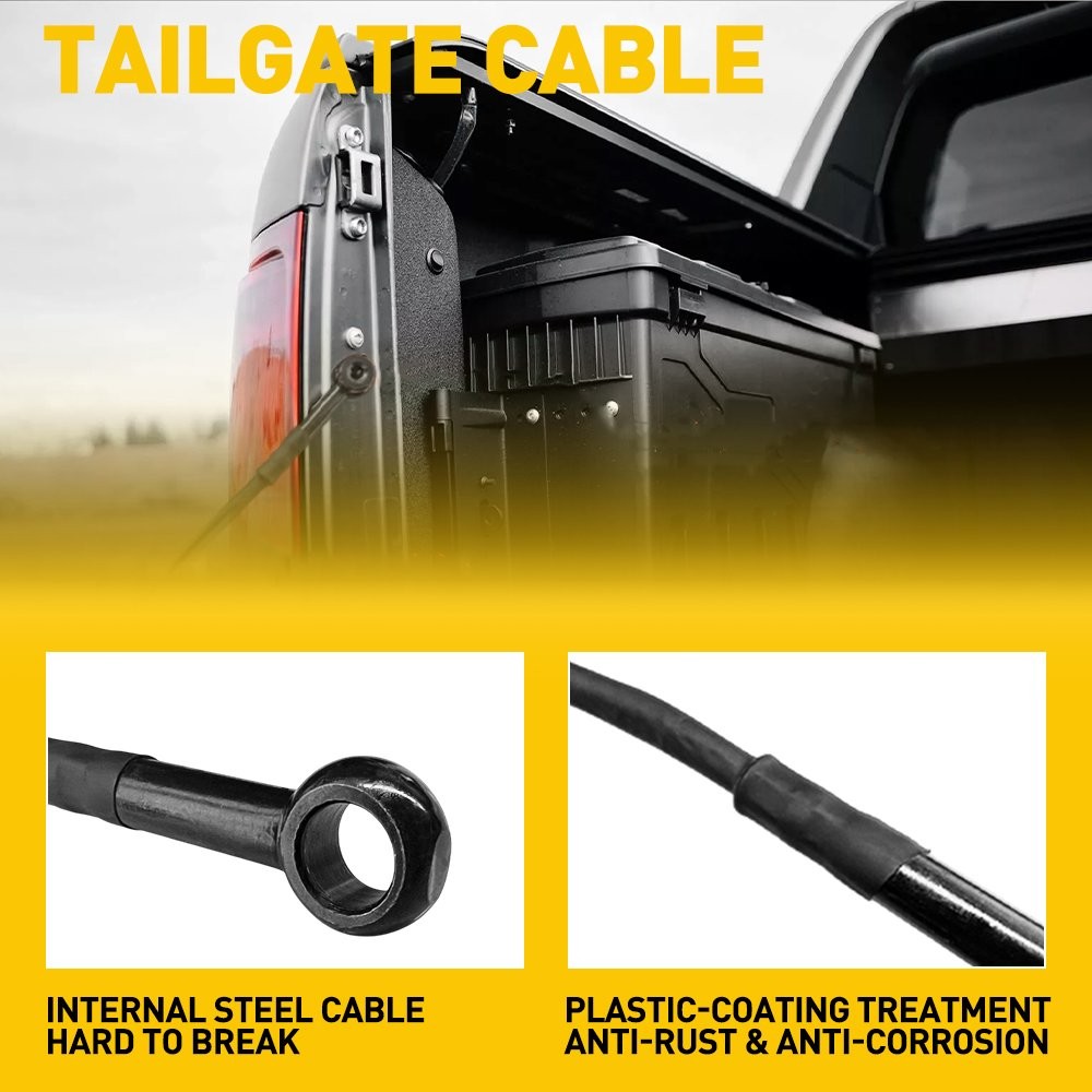 74910SJCA01 Tailgate Cable For 2006-2014 Honda Ridgeline Driver or Passenger P