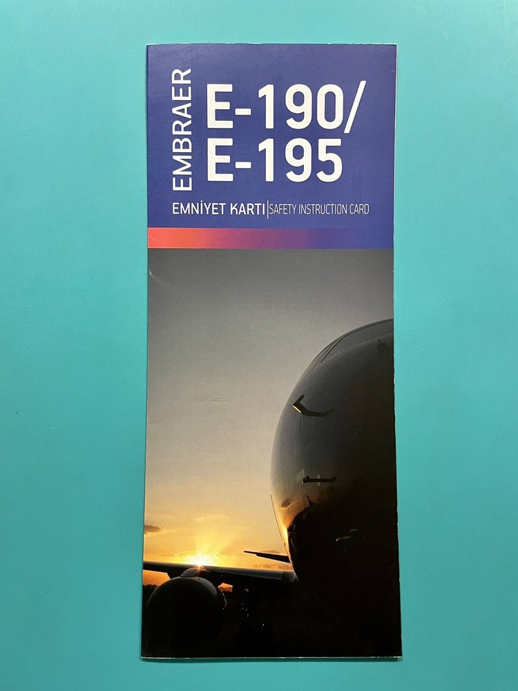 TURKISH CARRIER SAFETY CARD--E190