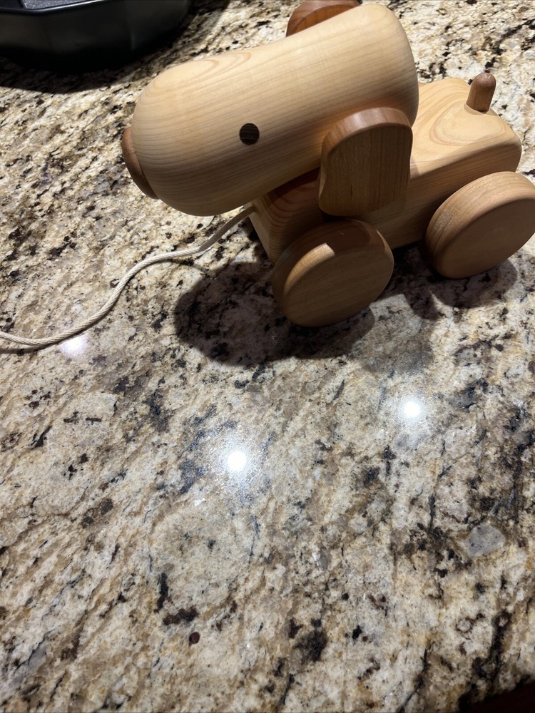 Wooden Dog Pull Toy