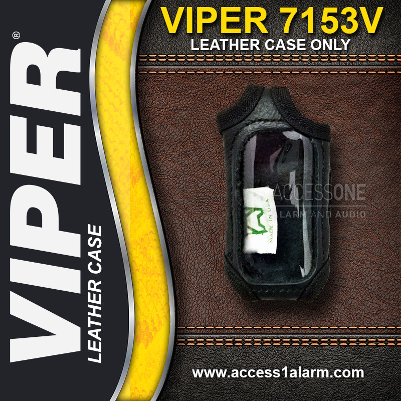 Viper 7153V 1-Way Remote Control Genuine Leather Protective Case For Viper 4204V