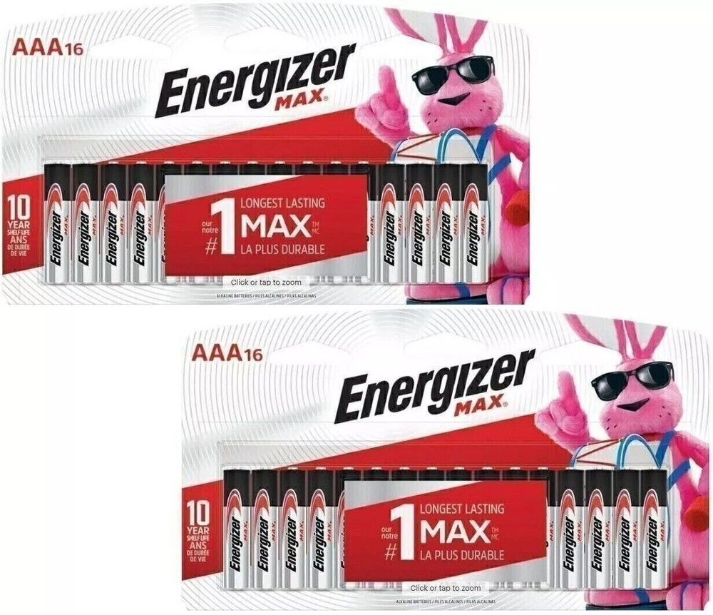 100 Count Energizer Max AA E91 Alkaline Batteries Exp. 2031