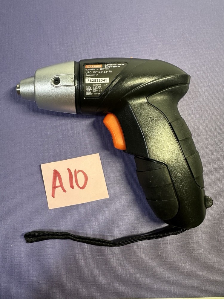Warrior 4.8 VDC Cordless Screwdriver  Only