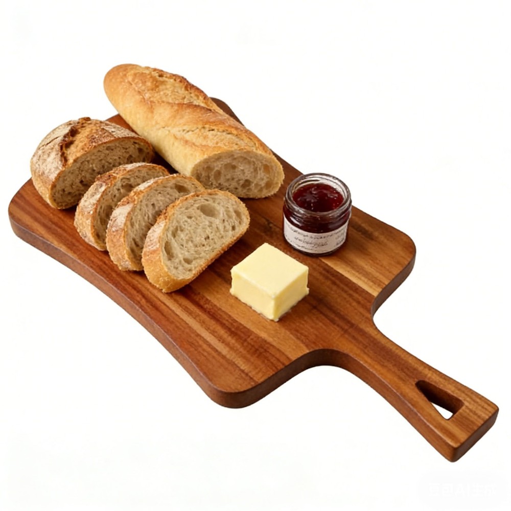 Wood Cutting Board With Handle Charcuterie Board Serving Board
