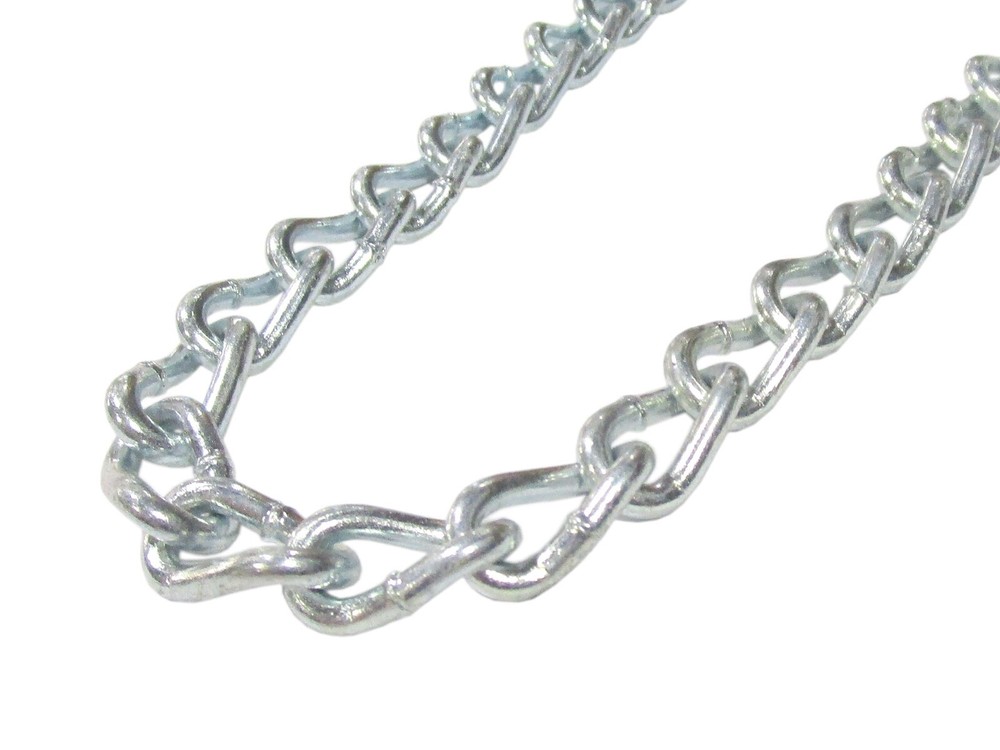 #4 Twist Link Machine Chain Bright Polished 205 LBS Working Load - Rigging