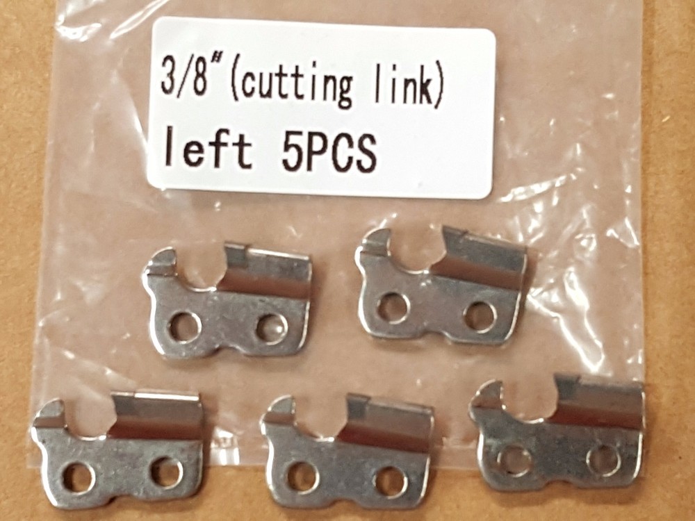 3/8" *Solid Carbide* Chainsaw Link Repair Set - 5pc x RIGHT Side Cutting Links
