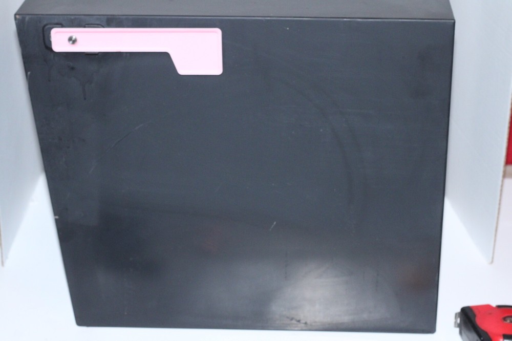 Mailcase Black Locking Mailbox See Pics/Description