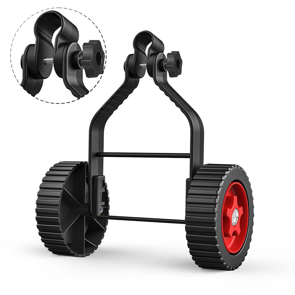 Adjustable Lawn Mower Wheels - Ideal for Uneven Yards, Easy Height Control