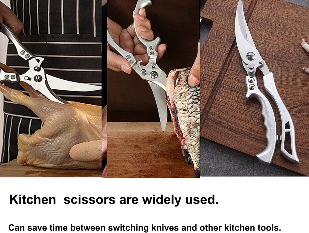 Kitchen Scissors Shears Multi-Purpose Stainless Steel Ultra Sharp Chicken Bone