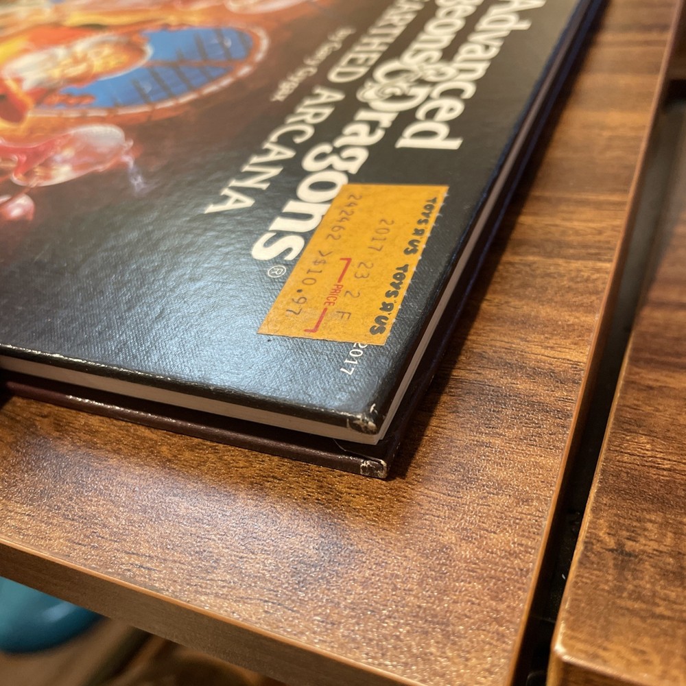 UNEARTHED ARCANA 1985 True 1st print! 1st Edition Dungeons & Dragons Solid spine