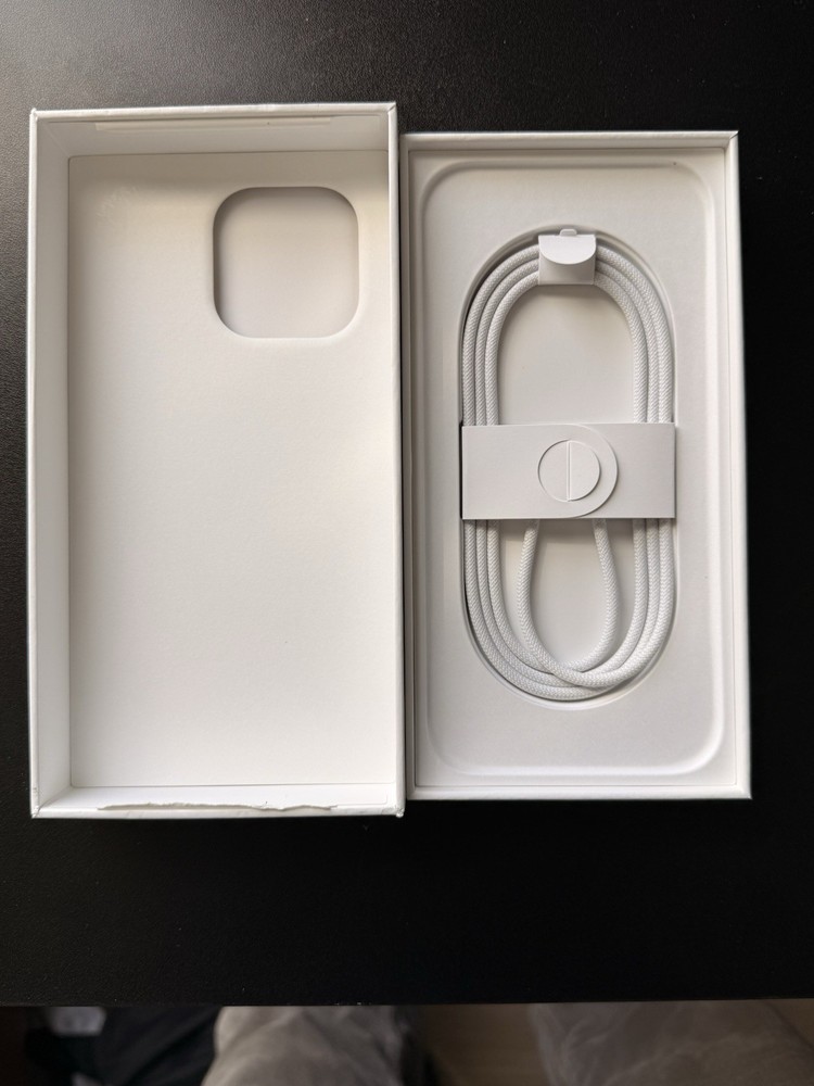 iPhone 16 Pro Max Empty Box Only New Apple Packaging Display