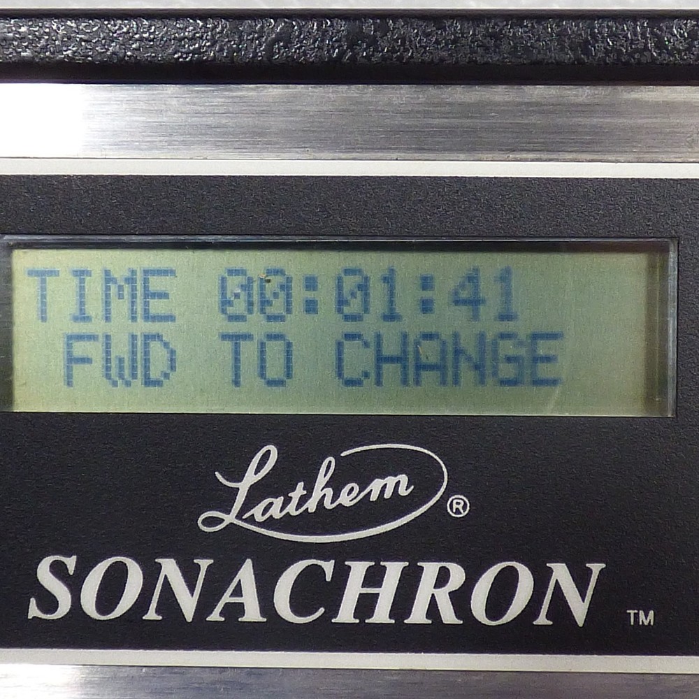 Lathem Sonachron powers on clean condition untested