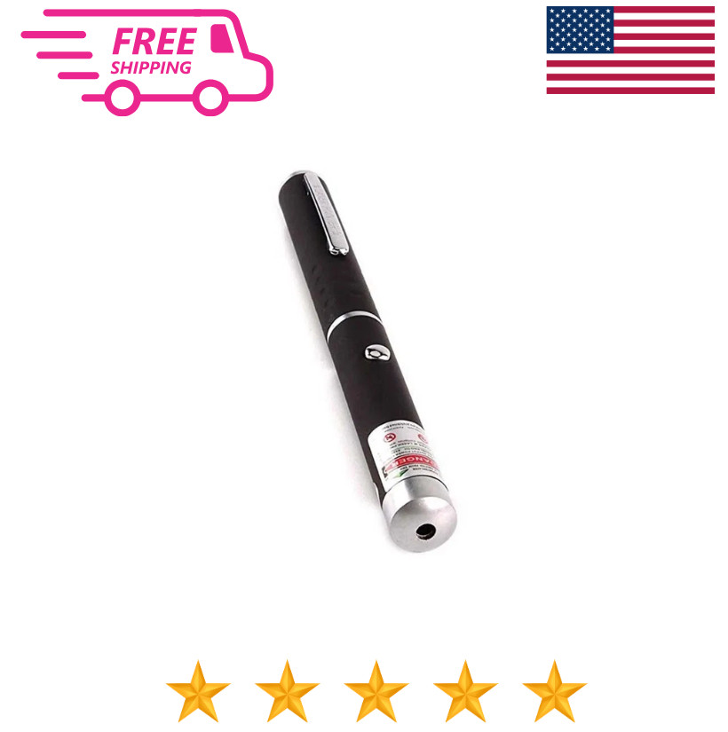 2 in 1 Laser Pointer Pen Green Blue Red Light Visible Beam Lazer