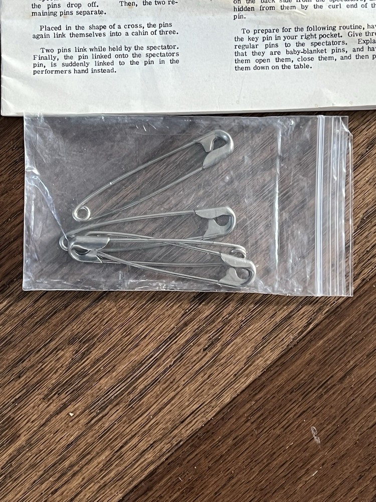 Autographed Jerry Andrus Linking Pins