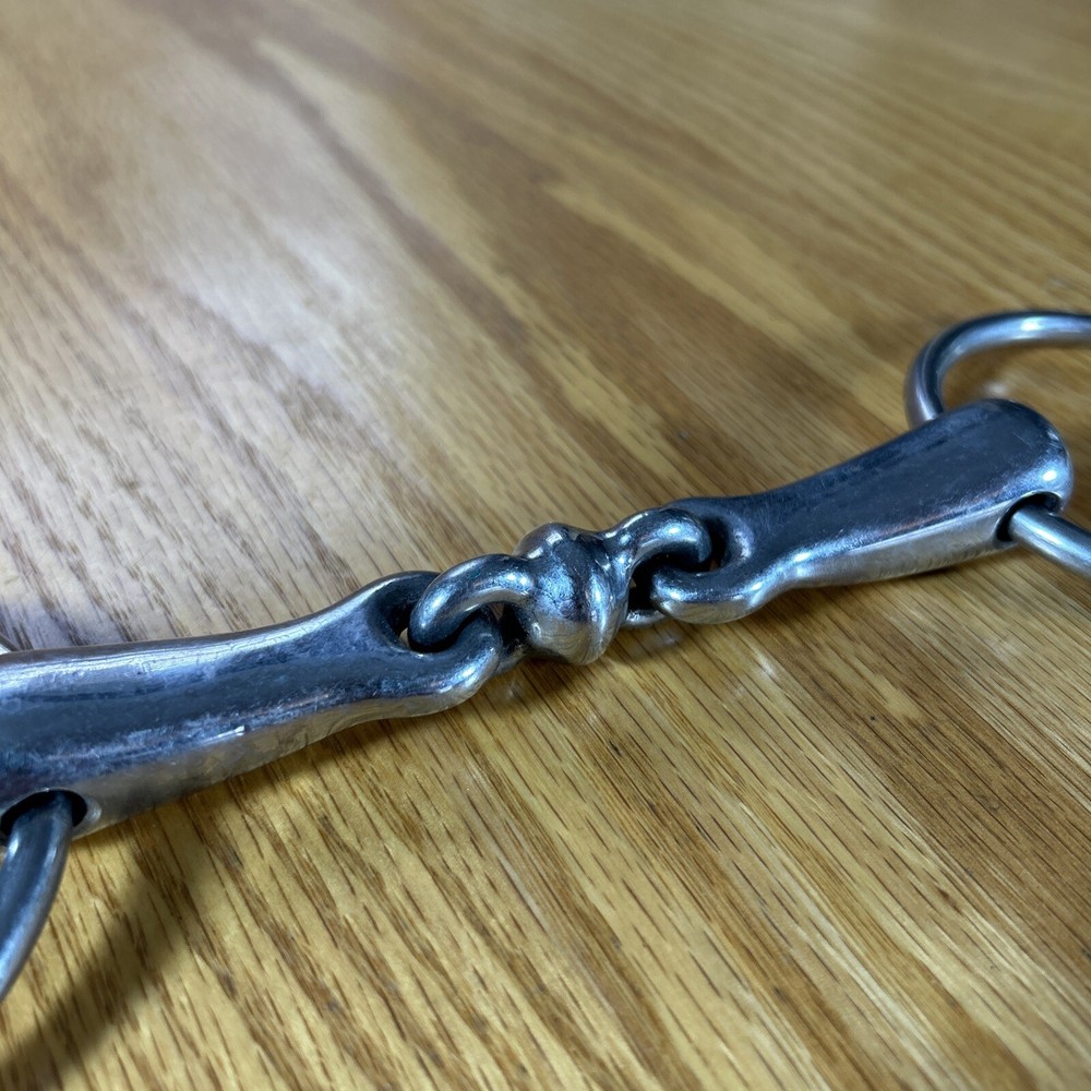 Loose Ring Snaffle Bit With Peanut 4.5" Mouthpiece Riding Bridle Bit