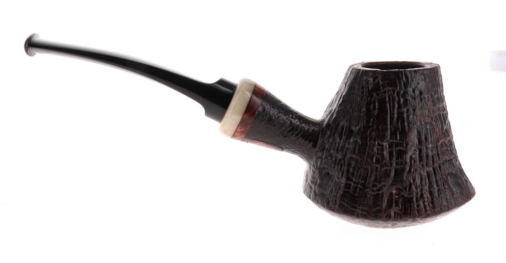 Pipe Damini brown sandblasted shape freehand volcano