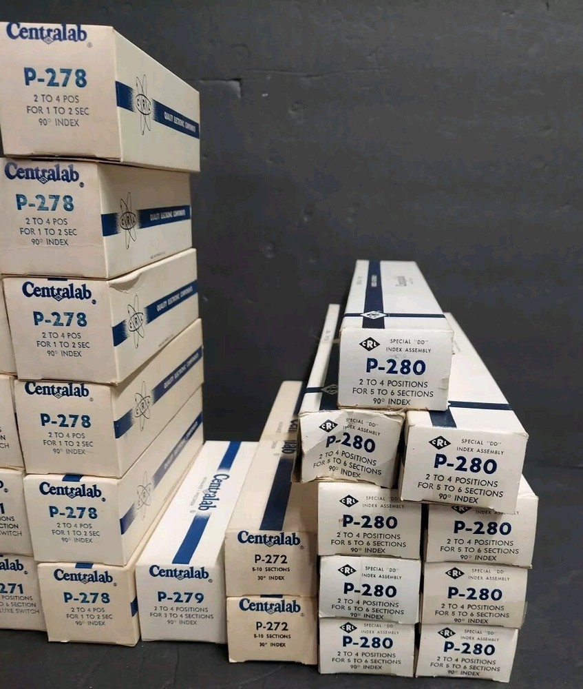 35 Centralab Rotary Switches