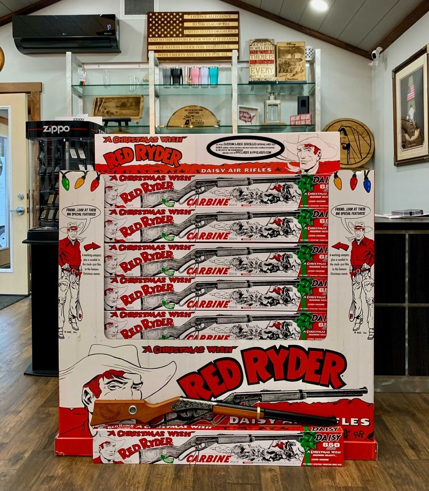 Laser Engraved SCROLL PATTERN Christmas Wish Red Ryder BB Gun Special Edition