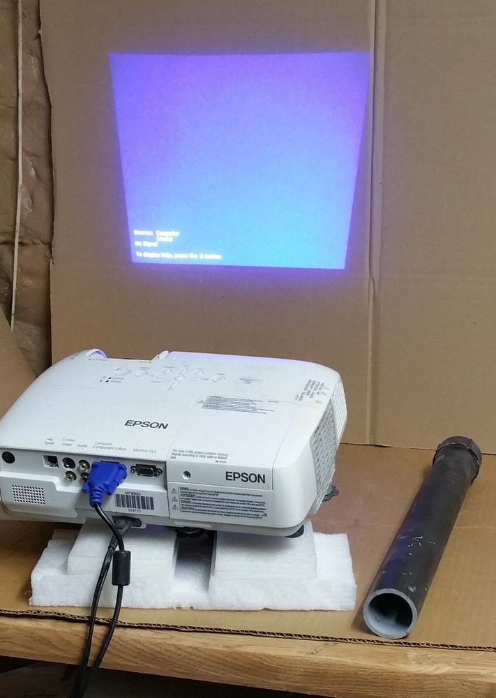 Epson PowerLite 78 LCD Projector HD 1080i with Mounting Bracket and Pole