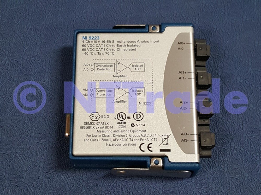 National Instruments NI-9223 cDAQ Simultaneous Analog Input Module