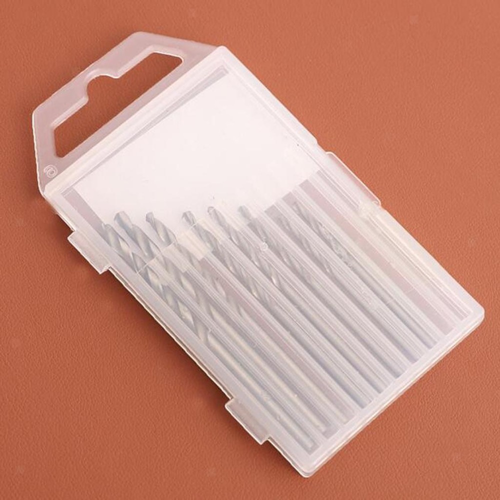 10 Pieces 0.8-3.0 mm Straight Handle Bits for General Low-Hardness Processing