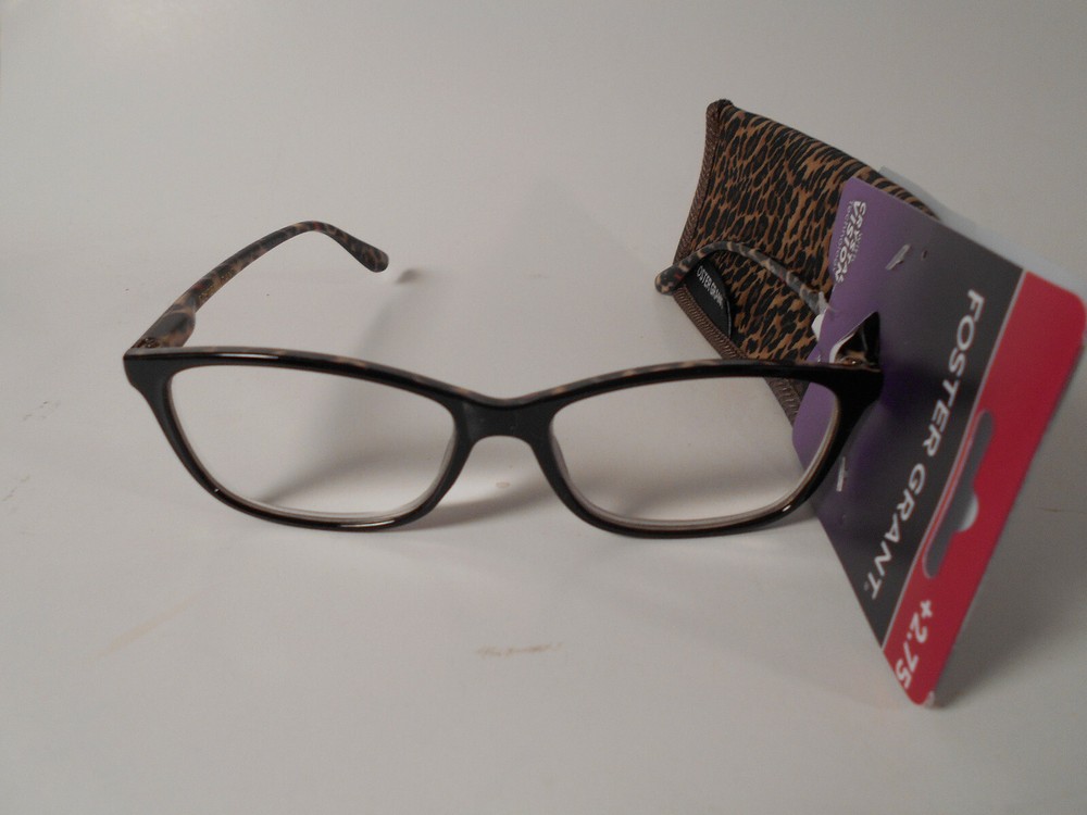 Reading Glasses Foster Grant TARA BROWN LEOPARD