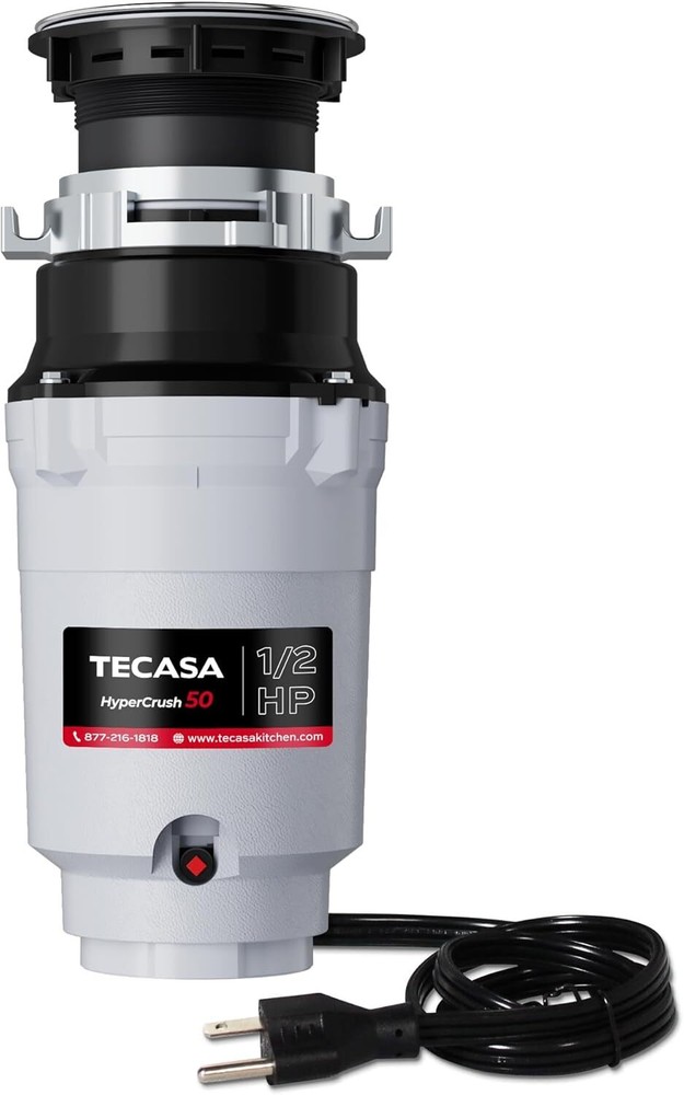 1/2 HP Garbage Disposal Food Waste Disposer Continuous Feed Stainless Steel NEW