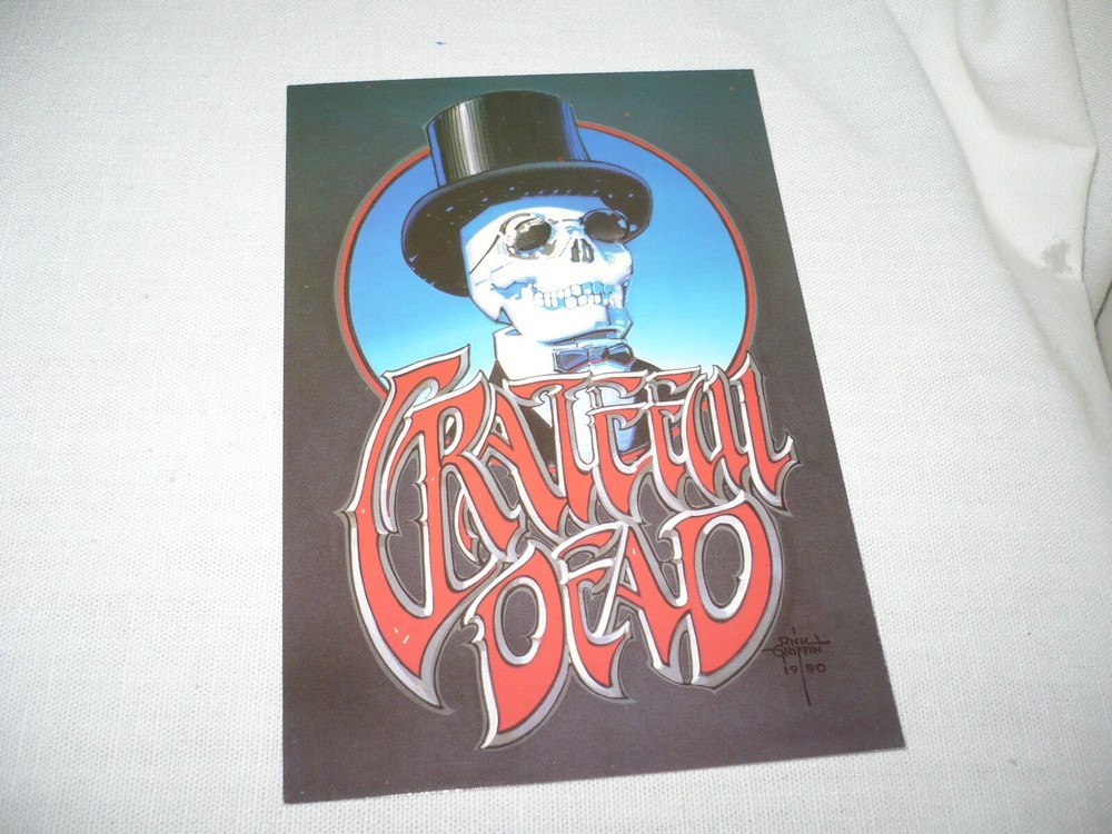 GRATEFUL DEAD JERRY GARCIA POST CARDS **FIVE TOTAL**