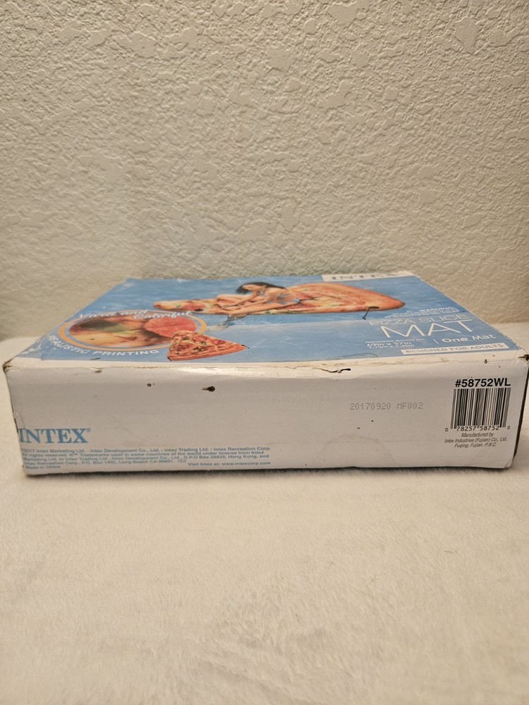 Huge Intex Pizza Slice Mat Inflatable Swimming Pool Float Realistic Printing