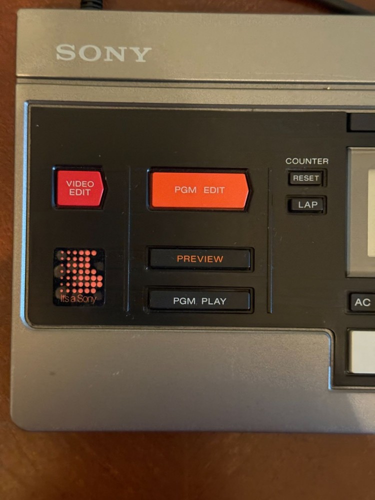 Sony RM-E100V Video Editing Controller