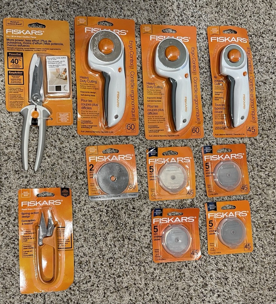 Fiskars Cutters, Snips and Replacement Blades