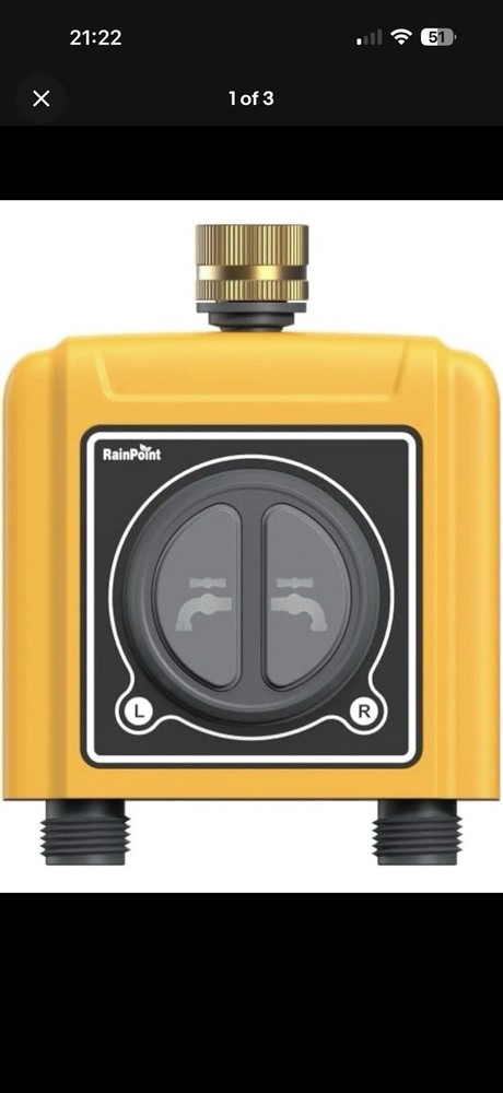 RainPoint 2 Zone WiFi Water Timer TTV203WRF No Hub ($70 on amazon)